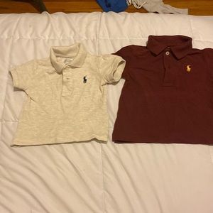 Polo Ralph Lauren collard T-shirts size 6 months originally paid 25$ a piece